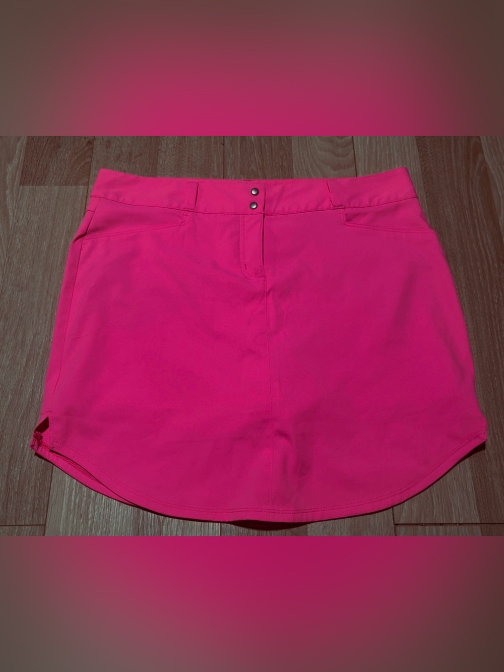 adidas Women's Bright Pink Athletic Skort